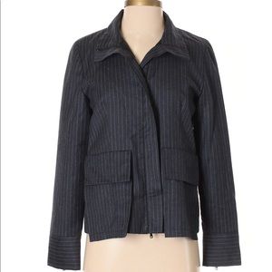 Kal Rieman Pin-Striped Blazer With Front Pockets